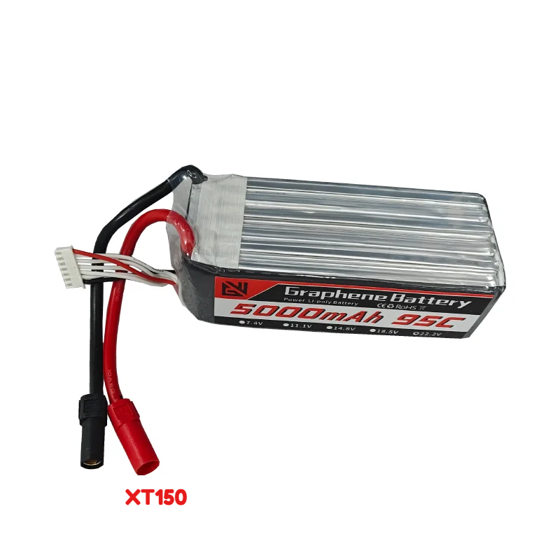 95C High-Capacity 6S 5000mAh L - 6S Lipo Battery 22.2V 5000Mah 评论和价格