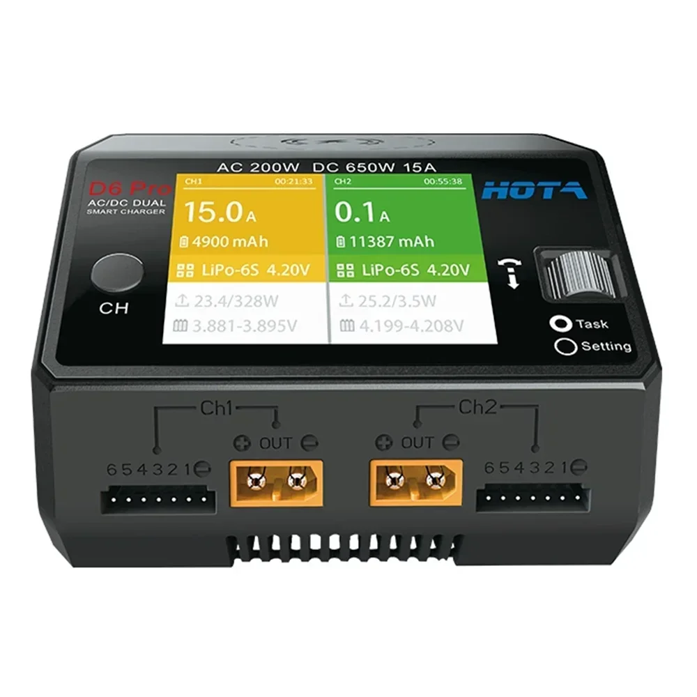 HOTA D6 Pro Dual Channel Smart - Hota D6 Pro Dual Lipo Charger 评论和价格