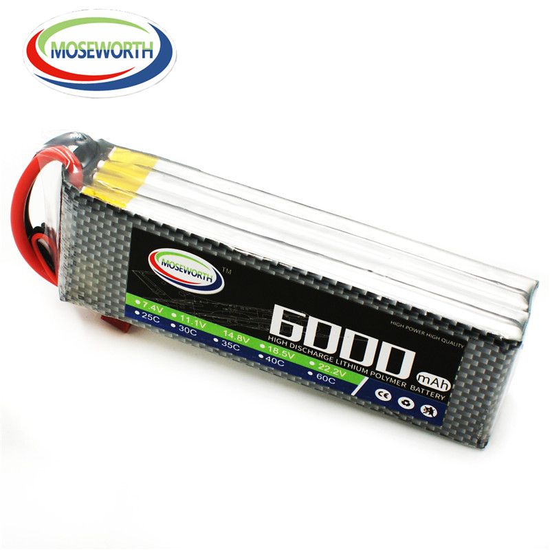 4S 14.8V 6000mAh RC Toy Lipo B - 4S Lipo Battery 14.8V 6000Mah 评论和价格