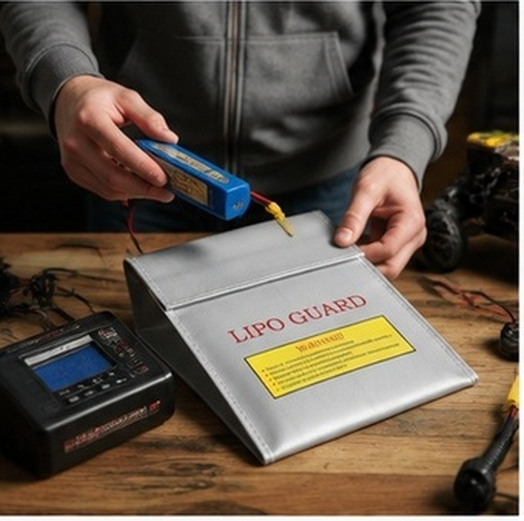 18x23cm Lipo Safety Bag Firepr - Lipo Battery Fireproof Safety Charge Box 评论和价格